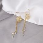 Faux Crystal Fringed Earring 1 Pair - E871-4 - As Shown In Figure - One Size