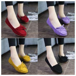 Ribbon Accent Loafers