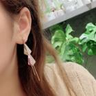 Alloy Triangle Fringed Earring 1 Pair - As Shown In Figure - One Size