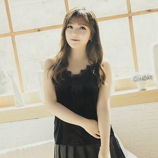Lace Back Camisole Top