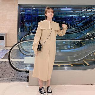 Long Sleeve Peter Pan Collar Shift Dress