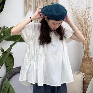 Tie Back Short-sleeve Blouse