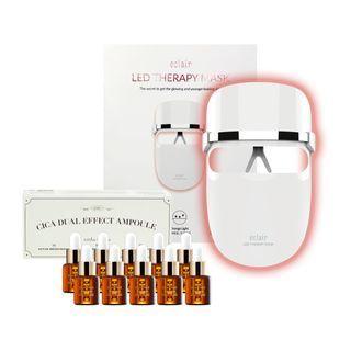 Eclair - Led Therapy Mask & Cica Dual Effect Ampoule Set 1 Set