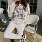 Without Prejudice Letter Sweatshirt