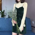 Long-sleeve T-shirt / Strappy A-line Dress