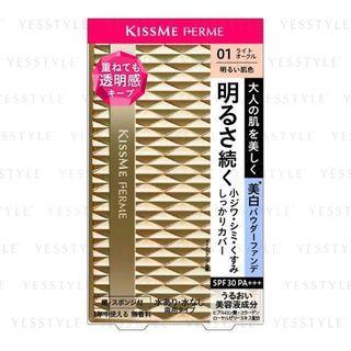 Isehan - Kiss Me Ferme Cover & Bright Skin Powder Foundation 01 Light