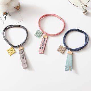 Lettering Layered Hair Tie