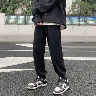 Plain Waffle Sweatpants