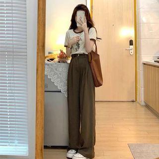 Short-sleeve T-shirt / Dress Pants / Set