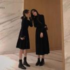 Long-sleeve Knit A-line Dress (various Designs)