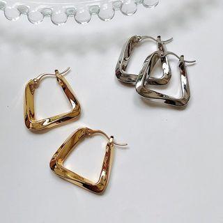 Geometrical Hoop Earring