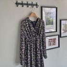 High-waist Floral Long Dress
