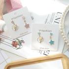 Non-matching Alloy Star & Fairy Dangle Earring