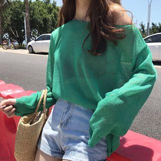 Plain Long Sleeve Sweater
