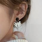 Bow Glaze Alloy Dangle Earring