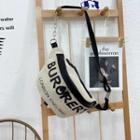 Lettering Sling Bag Off-white - One Size