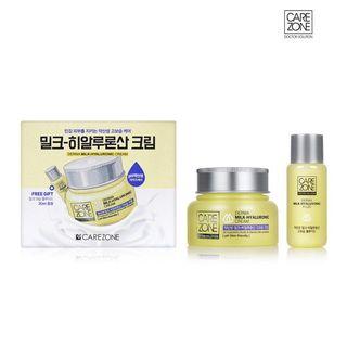 Carezone - Derma Milk-hyaluronic Special Set: Cream 40ml + Fluid 30ml 2pcs