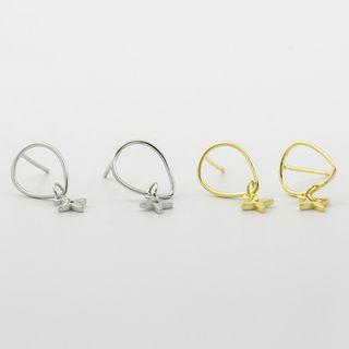 925 Sterling Silver Wirework Dangle Earring