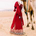 Hooded Knit Cape
