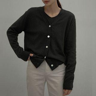 Two-way V-neck Cardigan