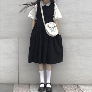 Short-sleeve Shirt / A-line Jumper Dress