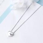 S925 Sterling Silver Heart Drop Necklace