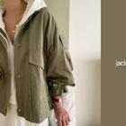 Drop-shoulder Field Jacket