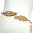 Leaf Chain Belt Gold - One Size