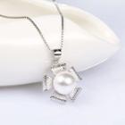 Sterling Silver Pendant With Pearl