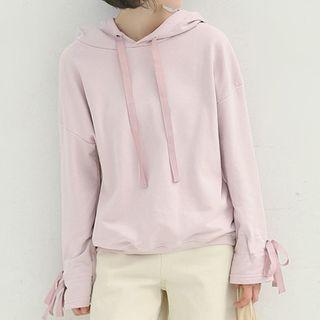 Ribbon-detailed Hoodie