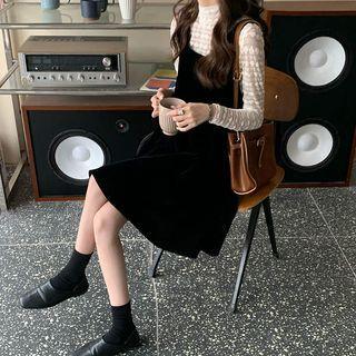 Long-sleeve Lace Top / Jumper Dress