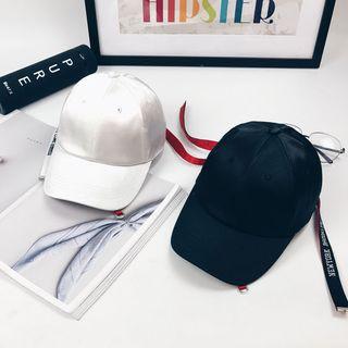 Embroidered Strap Baseball Cap