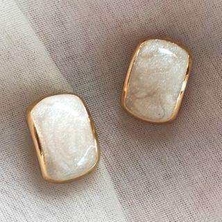 Glaze Earring 1 Pair - Earrings - S925 Silver - One Size