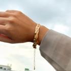 Twist Gold Chain Bracelet