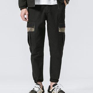 Camo Trim Jogger Pants
