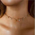 Butterfly Choker 1 Pc - Gold - One Size