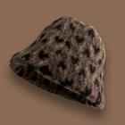 Heart Print Cloche Hat