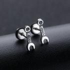 Stainless Steel Wrench Earring