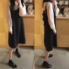 Plain Long-sleeve Blouse / Plain Tank Dress