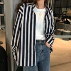 Striped Shirt Stripes - Dark Blue - One Size