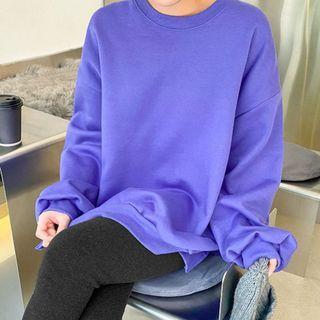 Fleece-lined Oversize Sweatshirt