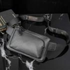 Leather Belt Bag Black - One Size