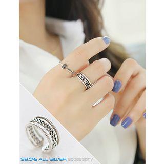 Chain Silver Open Ring