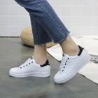 Star Embossed Lace-up Sneakers