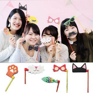 Cat Party Eye Mask (set Of 5)