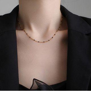 Faux Gemstone Alloy Necklace Necklace - Gold - One Size