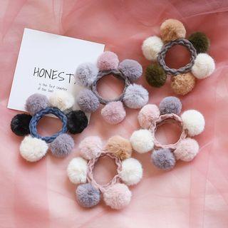 Chenille Bobble Hair Tie