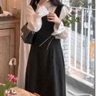 Flare-sleeve Blouse / Overall Dress