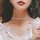 Lace Choker As Shown In Figure - One Size