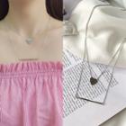 925 Sterling Silver Layered Necklace L071 - One Size